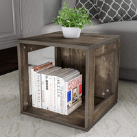 Stackable Cube End Table, 15.75 in x 15.75 in x 15.75 in view 1