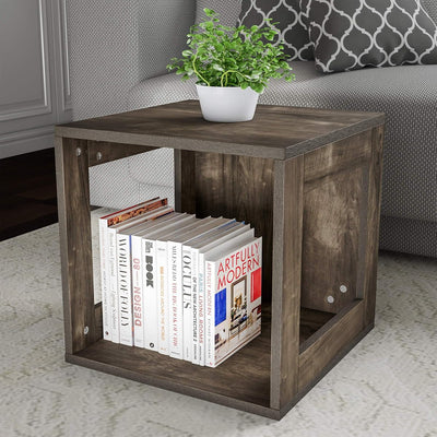 Modern Small Bookcase with Storage