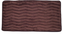 Microfiber Memory Foam Bathmat, Chocolate view 2
