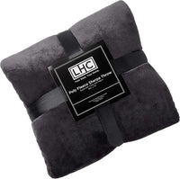 Plush Woven Sherpa Blanket, 70” L x 60” W view 2