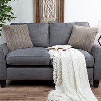 2-Pack Decorative Pillows, 17", Gray, Solid view 5