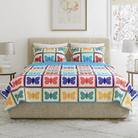 2-Piece Twin Quilt Set, Multicolor. view 26