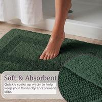 Bathroom Rugs - 2-Piece Cotton Bathroom Mat Set view 33