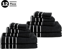 Towel Set - Combed Cotton Rice Weave Bathroom Accessories view 3
