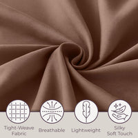 3-Piece Brushed Microfiber Twin Sheet Set, Purple view 85