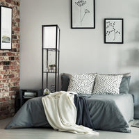Floor Lamp - Etagere Style Standing Light with 3, 10.25"x10.25x62.75" view 5