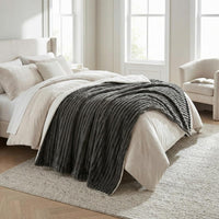 Faux Fur Throw Blanket - 60x70-Inch Twin Blanket for Couch view 18