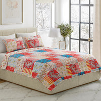 3 Piece Mallory Quilt Set - Full/Queen view 1