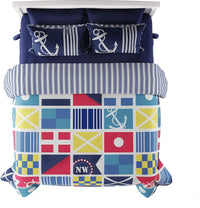 Coastal-Themed Twin Quilt Set, 2-Piece-Set view 5