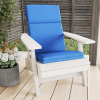 High-Back Chair Cushions, Blue view 6