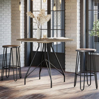 Swivel Bar Stool - Adjustable Backless Stool for Counter view 5