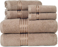 6 Piece Towel Set - 625 GSM 100% Cotton Bathroom Accessories view 2