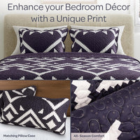 2-Piece Twin Quilt Set, Multicolor. view 12
