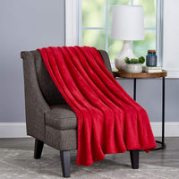 Velvet Throw - Oversized Microfiber Velvet Solid, 70” L x 60” W view 1