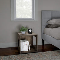 Modern Small Bookcase with Storage view 5