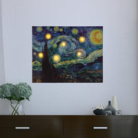 Lighted Wall Art Canvas With Timer, 16"L x 12"W view 1
