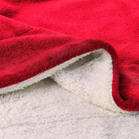 Poly Fleece Sherpa - Oversized Plush Woven Polyester, 70” L x 60” view 3