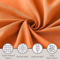 3-Piece Brushed Microfiber Twin Sheet Set, Purple view 33