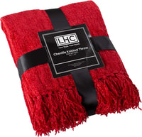 Chenille Throw Blanket- For Couch, Home Décor, Bed view 6