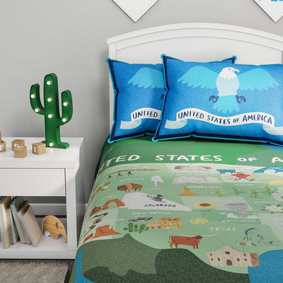 United States 3 Piece Quilt Set