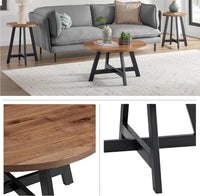 3-Piece Coffee Table Set, 24”L x 24”W x 16.5”H view 3