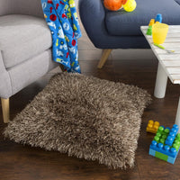 Oversized Floor or Throw Pillow Square Luxury Plush, Mocha view 6