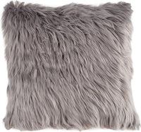 18" Plush Pillow - Luxury Square Accent Pillow Insert and Shag view 1