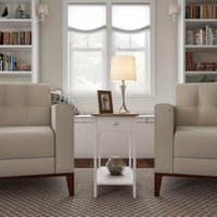 End Table with Drawer view 1
