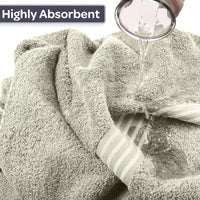 Bath Towels - 2PC 500GSM 100% Cotton Towel Set view 5