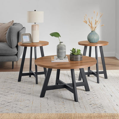 3-Piece Coffee Table Set, 24”L x 24”W x 16.5”H