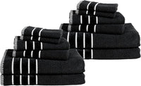 Towel Set - Combed Cotton Rice Weave Bathroom Accessories view 1