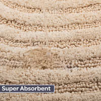 Bathroom Rugs - 2-Piece Woven 1560GSM Cotton Bath Mat Set view 17