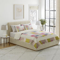 3-Piece Quilt Set - Savannah Classic Patchwork King Quilt view 2