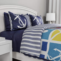 Coastal-Themed Twin Quilt Set, 2-Piece-Set view 4