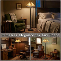 Tiffany Style Floor Lamp, 61" Floor Lamp view 5