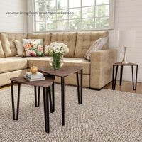 Brown, Set of 3, 22"x18"/17"x16.75"/14"x15.75" view 2