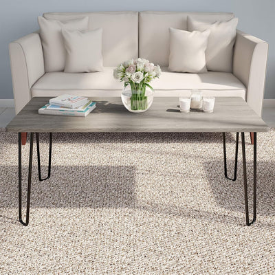 Small Space Coffee Table with Hairpin Legs