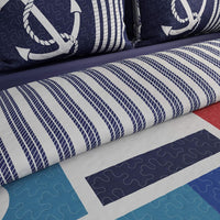 Coastal-Themed Twin Quilt Set, 2-Piece-Set view 2